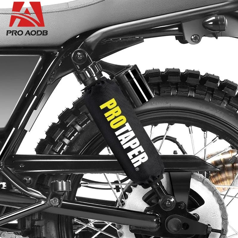 Universal Motorcycle Rear Shock Absorber Suspension Protector Cover - 27cm/35cm - For Dirt Pit Bikes, ATVs, Quads & Scooters