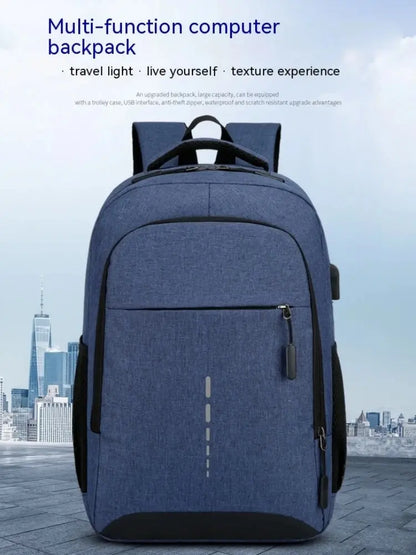 Large Capacity Backpack - Simple Fashion Travel Computer Bag for Men Women Students