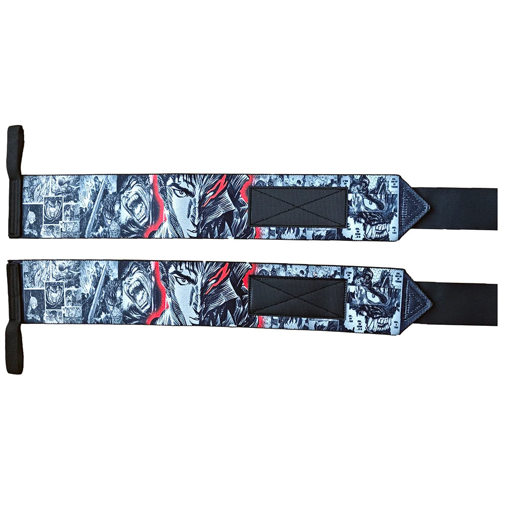 Professional Weightlifting Wrist Straps - Gym Support Equipment for Strength Training (1 Pair)