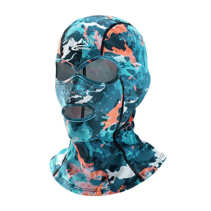 UV Protection Swimming Face Mask - Breathable Diving Cap for Men & Women Beach Sun Protection