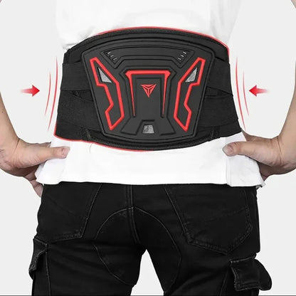 Professional Motorcycle Waist Protector - Adjustable Breathable Motocross Cycling Guard Belt