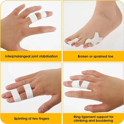 Athletic Finger Tape - Skin-Friendly Sports Protection Wrap for Baseball, Lacrosse & Gymnastics (1/2/3 Roll Options)