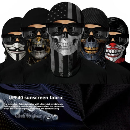 Summer Sun Protection Head Covering, Men's And Women's Outdoor Motorcycle Riding Helmet Lining, Head Covering, Fishing