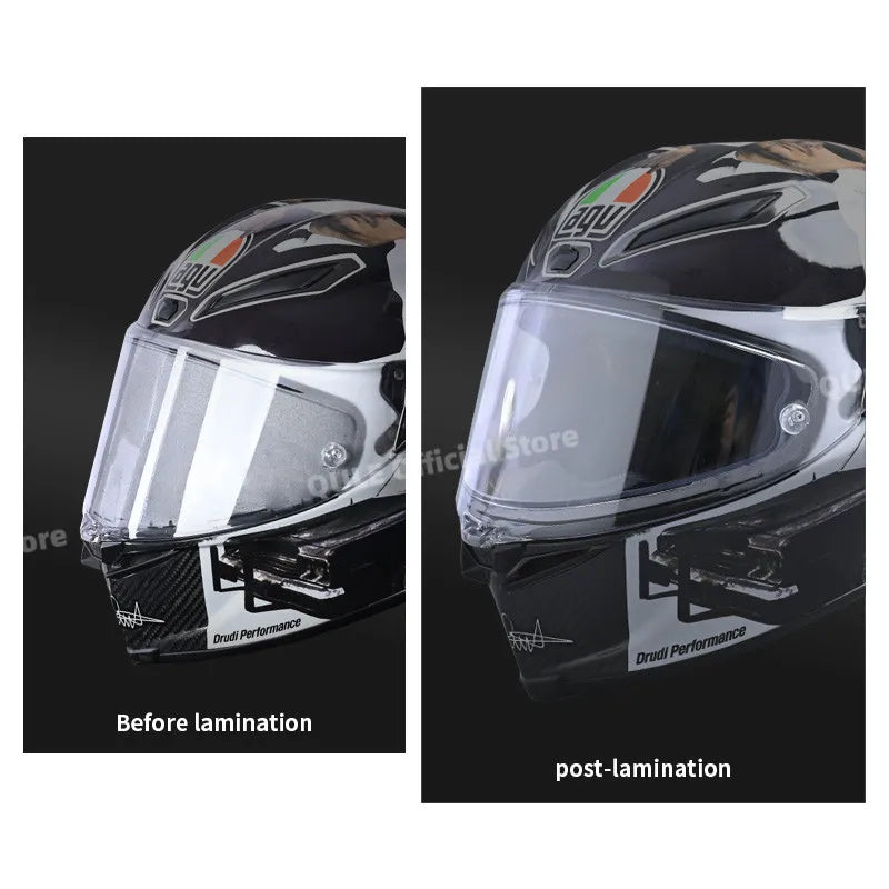 AGV Pista GP R / GP RR / Corsa R Motorcycle Helmet Visor - Full Face Shield Replacement Lens with Case