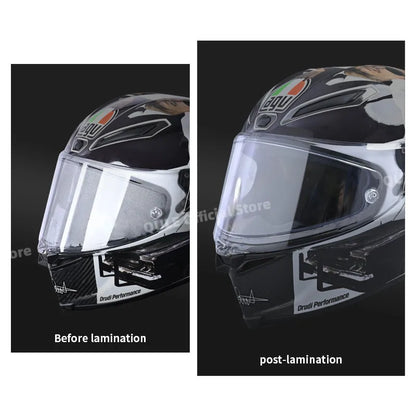 AGV Pista GP R / GP RR / Corsa R Motorcycle Helmet Visor - Full Face Shield Replacement Lens with Case