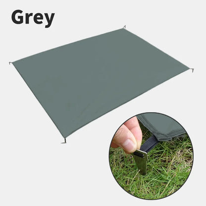 Ultralight Portable Waterproof Camping Mat - Large Travel Mattress with Pegs for Outdoor Picnic, Beach & Tent Use