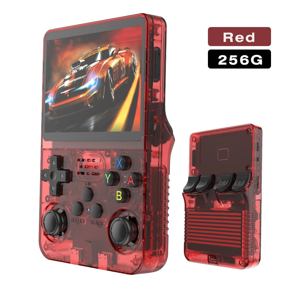 R36S Retro Handheld Game Console - 3.5'' IPS Screen - 64GB/128GB/256GB Storage - ARKOS 2.0 Portable Gaming System