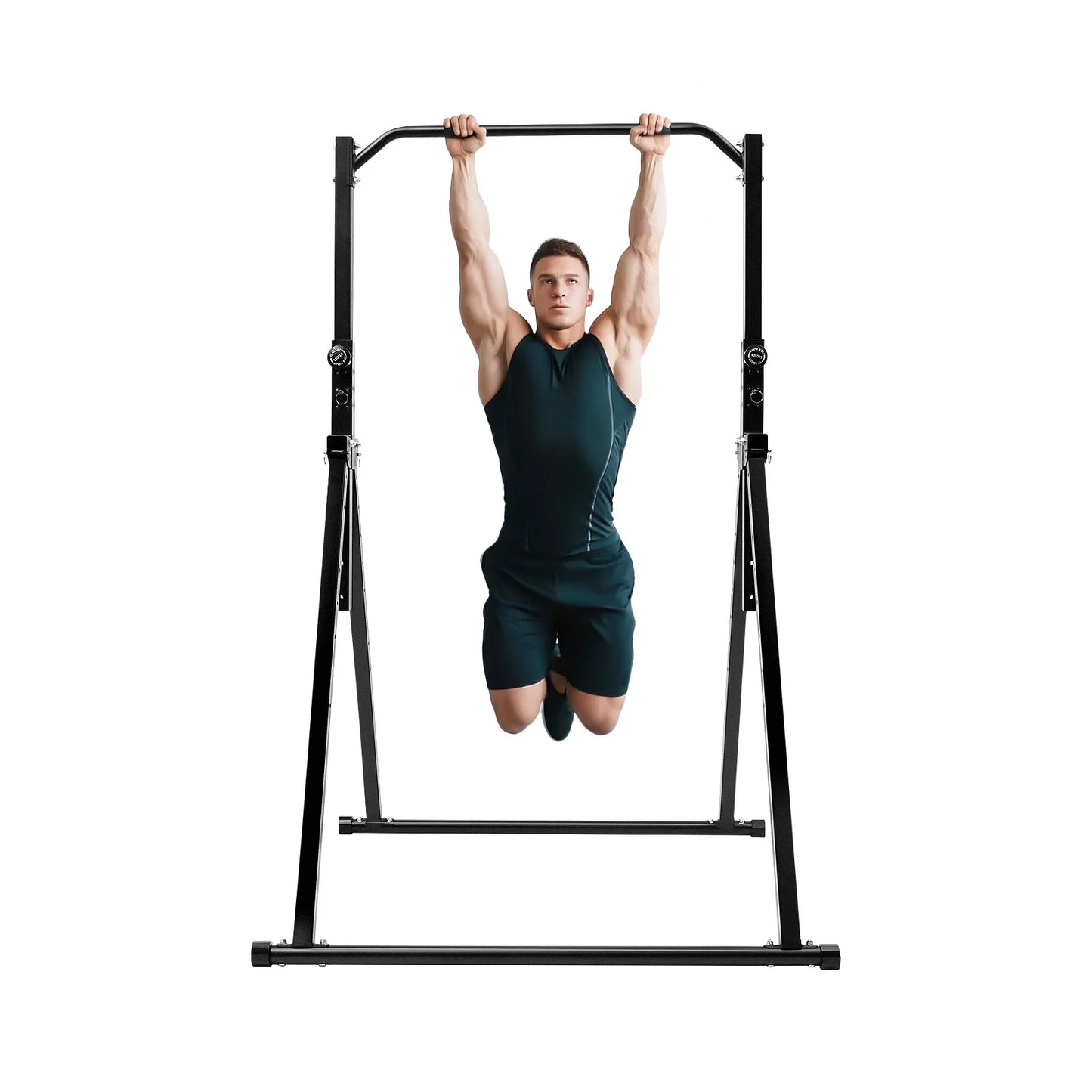 Adjustable Height Pull-Up Bar - Triangular Gymnastics Practice Station for Home Gym Strength Training