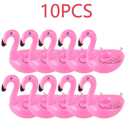 Inflatable Cup Holder Set - 5/10PCS Swimming Pool Drink Holders, Floating Beverage Coasters for Summer Pool Parties