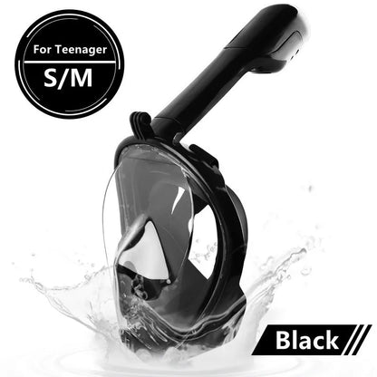 Full Face Diving & Snorkeling Mask – Anti-Fog, Waterproof | Adults & Kids