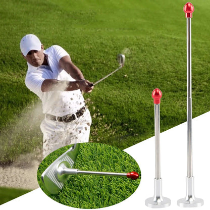 Golf Magnetic Alignment Tool - Adjustable Swing Trainer Rod for Shot Control & Clubface Alignment
