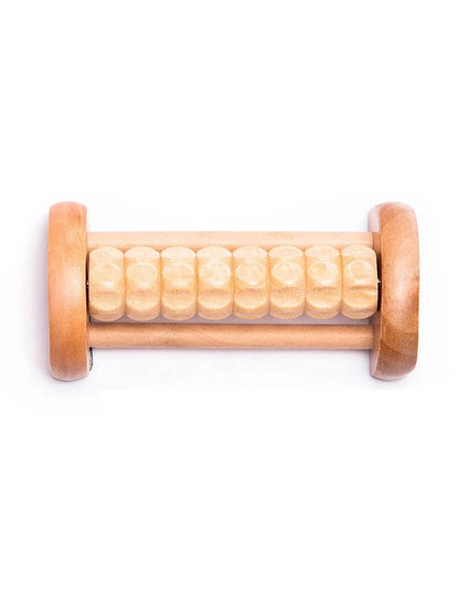 Wooden Foot Roller Massager - Deep Tissue Relief for Plantar Fasciitis