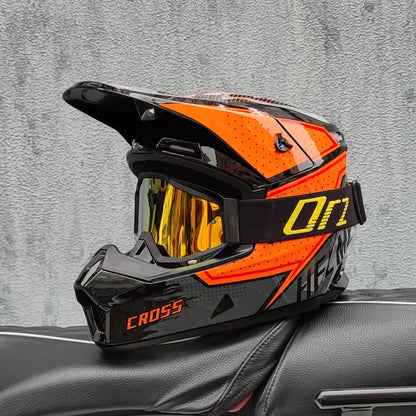 Full Face DH Motorcycle Helmet - Off-Road Racing Rally Bicycle Downhill Speed Helmet