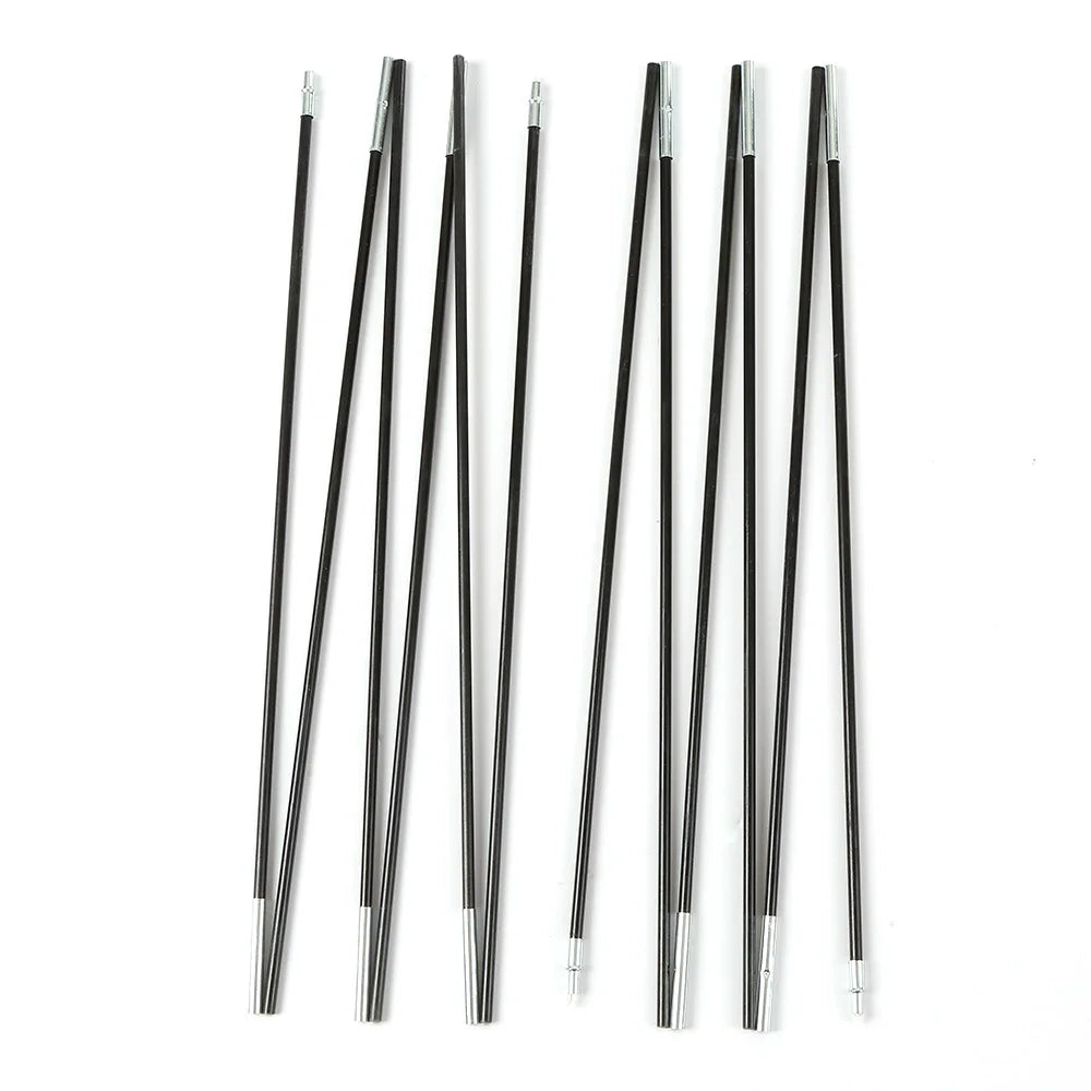 Glass Fiber Tent Arc Poles Replacement - 12-Piece Set (1 Pair) for Camping Tents (3.26m/3.4m/3.9m Options)