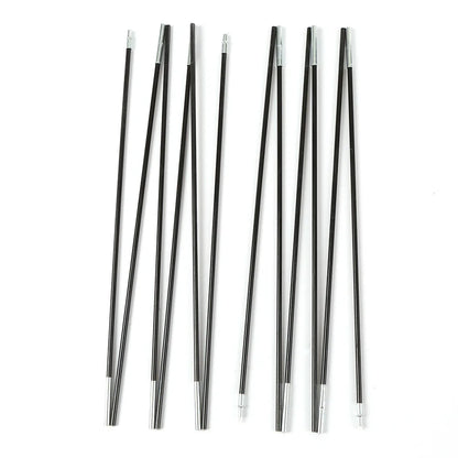 Glass Fiber Tent Arc Poles Replacement - 12-Piece Set (1 Pair) for Camping Tents (3.26m/3.4m/3.9m Options)