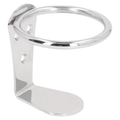 316 Stainless Steel Boat Ring Drink Holder - Rustproof Wall Mount Cup Holder for RV, Yacht & Marine Applications