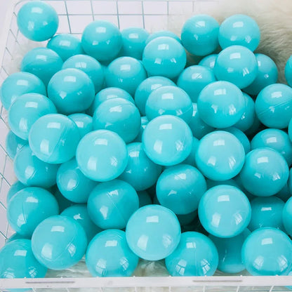 Colorful Ocean Ball Pit Balls - Eco-Friendly Non-Toxic Plastic Play Balls 5.5cm (50pcs Love & Star Shapes)