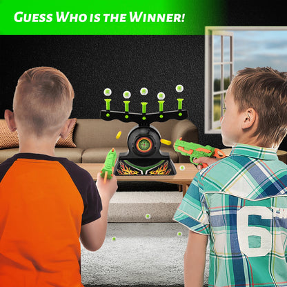 Luminous Electric Floating Target Shooting Set - Soft Foam Competition Game for Kids