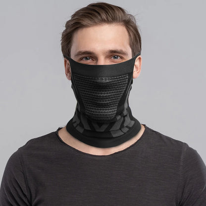 Winter Neck Warmer & Face Mask with Ear Loops - Windproof Balaclava Gaiter for Skiing & Cold Weather Sports
