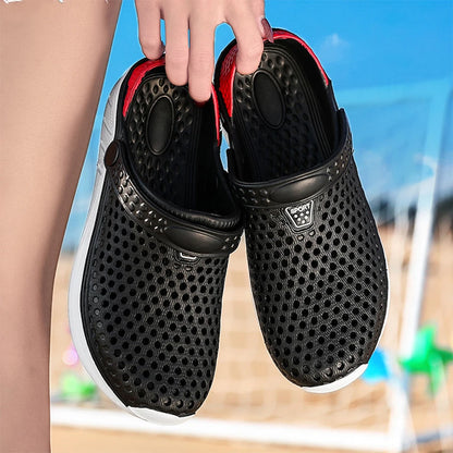 Waterproof Anti-Slip Beach Sandals - Unisex Thick Sole Flip Flops for Men & Women
