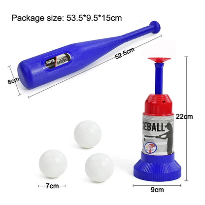 Automatic Baseball Pitching Machine - Adjustable Outdoor Training Set for Kids