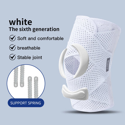 Pressurized Elastic Knee Support - Nylon Compression Knee Brace for Arthritis, Joint Protection & Sports (Men & Women)