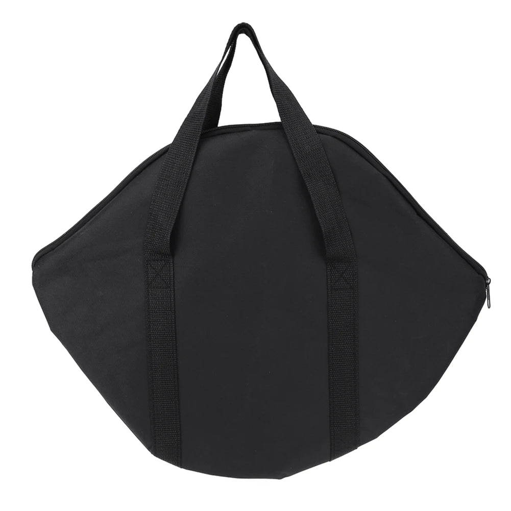 Waterproof Baking Pan Carrying Case with Anti-Scald Wood Handle - BBQ Grilling Skillet Storage Bag