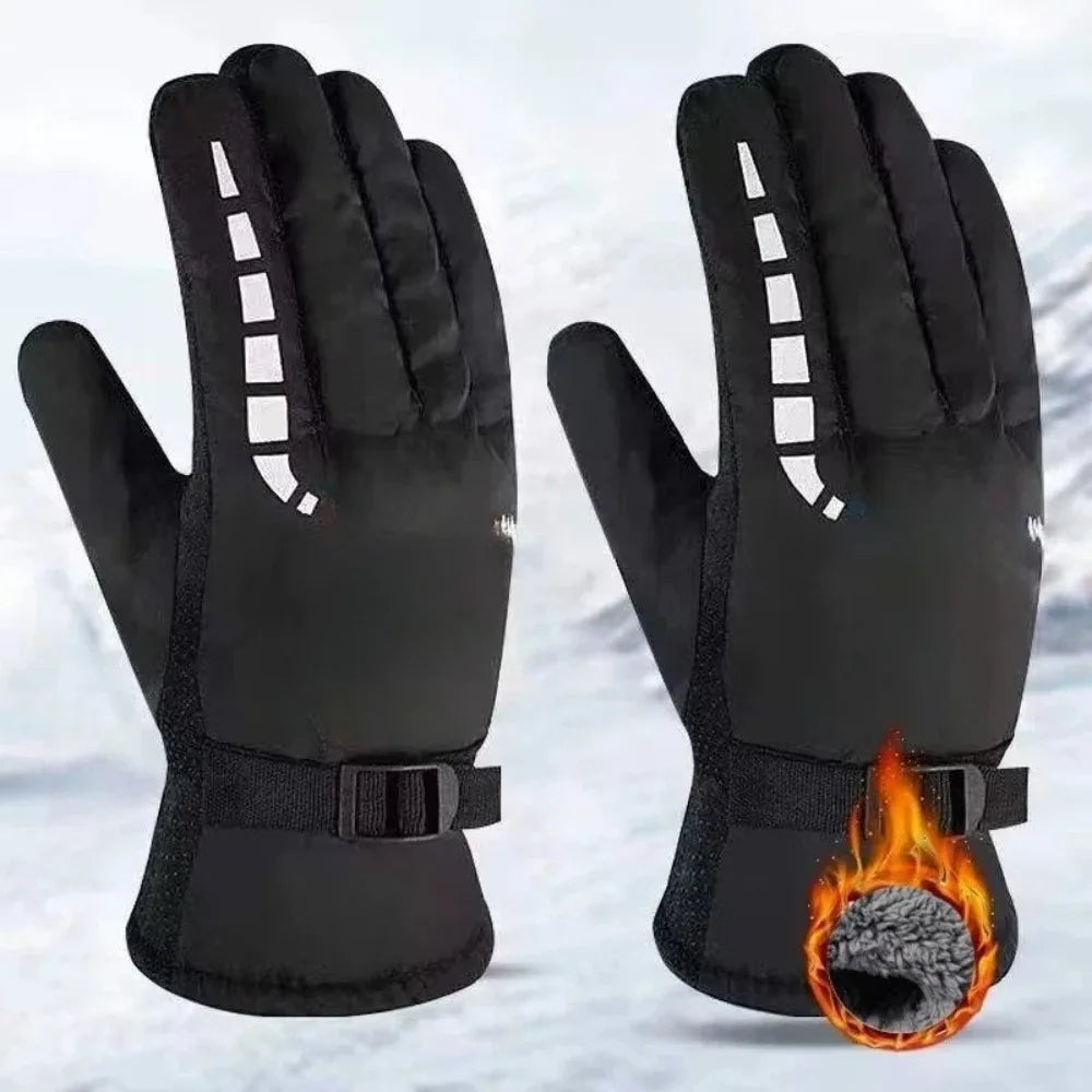 Waterproof Anti-Slip Winter Cycling Gloves - Outdoor Sports & Motorcycle Riding