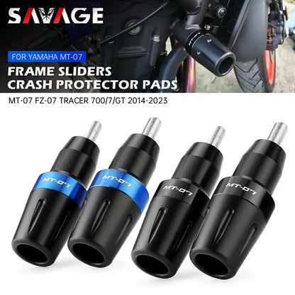 YAMAHA MT-07/FZ-07 Frame Sliders - Crash Protection Pads for MT07 2014-2025, Tracer 700/GT - Motorcycle Falling Protection Accessories