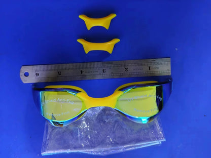 Professional HD Anti-Fog Swimming Goggles - Leak-Proof Adjustable Silicone Eyewear for Men & Women