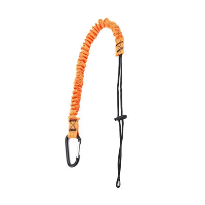 Heavy-Duty Safety Harness for Aerial Work - Elastic Buffer Sling Belt with Anti-Fall Carabiner Hook and Rope Protection System