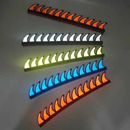 Reflective Rubber Helmet Mohawk Spikes - 5 Colors for Dirt Bike, Motocross & Motorcycle Helmets