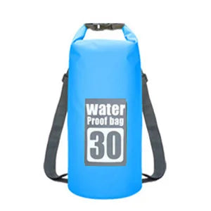 Waterproof Dry Bag Set - 5L/10L/15L/20L/30L PVC Storage Sacks for Kayaking, Canoeing, Rafting & Swimming Adventures