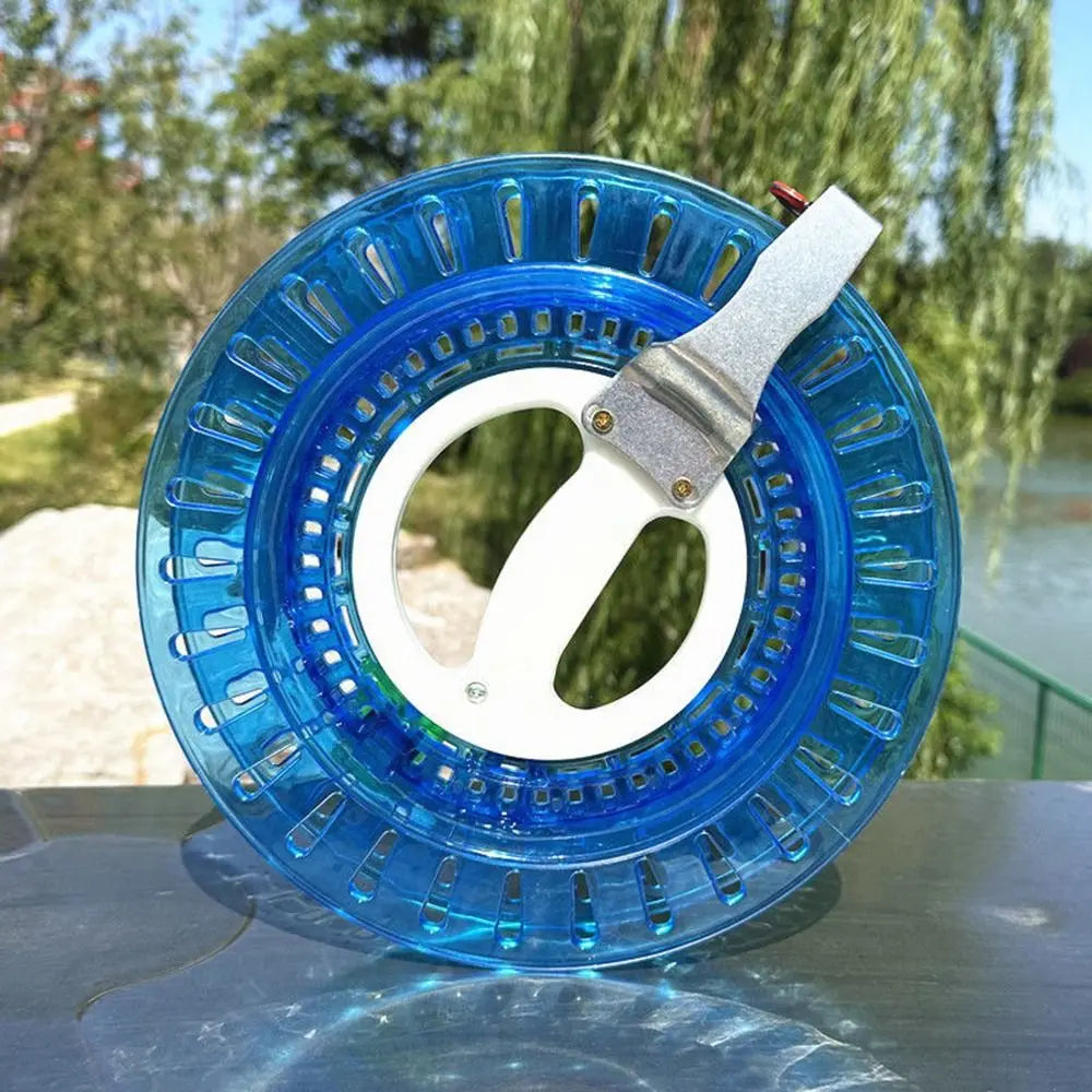 Premium PET Kite Line Winder with Lock - Fire Wheel String Spool - 18/20/22/26cm - Flying Kite Reel with String