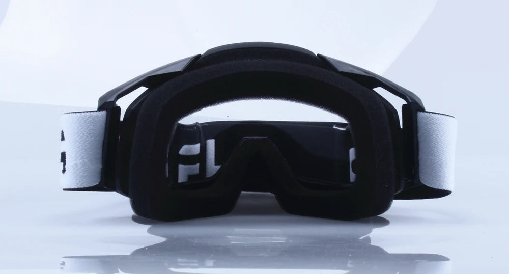 Vintage Motorcycle Goggles – MX Motocross Safety Glasses with Night Vision for Helmet & Driving