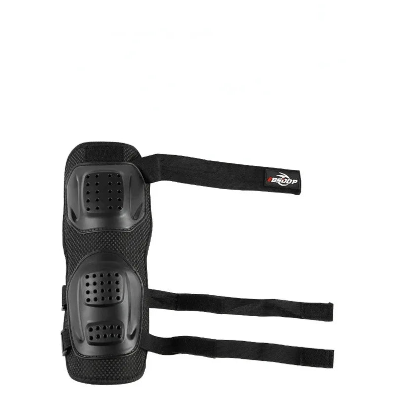 Motorcycle Knee and Elbow Pads - 4-Piece Breathable Racing Protection Set for Off-Road and Outdoor Sports