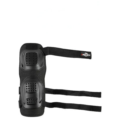 Motorcycle Knee and Elbow Pads - 4-Piece Breathable Racing Protection Set for Off-Road and Outdoor Sports