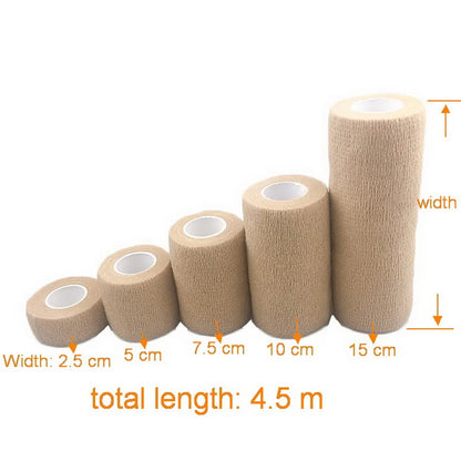 Self-Adhesive Elastic Bandage Tape - Breathable Medical Sport Wrap for Finger, Wrist & Ankle - Camouflage Fixer Tape for Pets & Animals