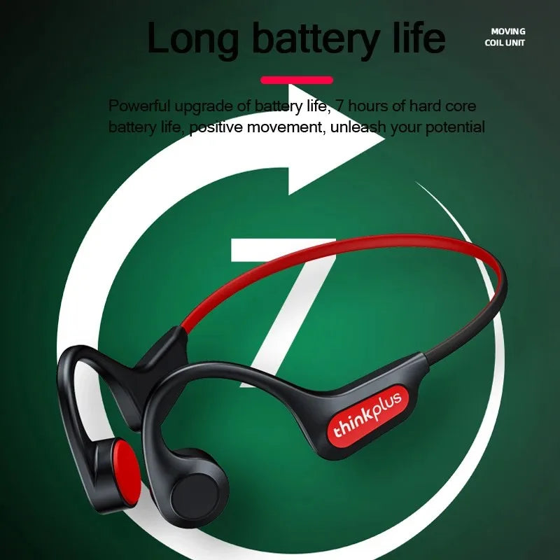 Bone Conduction Wireless Earbuds - TWS Bluetooth Sports Headset for Running & Cycling