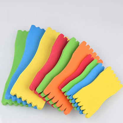 Fishing Line Winding Spools - 10 Pack Foam Rig Holders & Line Accessories (Random Colors)