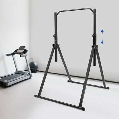 Adjustable Height Pull-Up Bar - Triangular Gymnastics Practice Station for Home Gym Strength Training