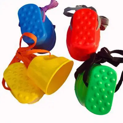 Children's Balance Training Walker Stilts - 1 Pair Plastic Outdoor Sports Toy for Kindergarten