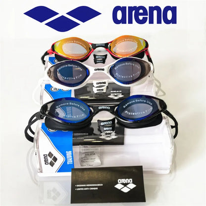 Professional Swimming Goggles with Silicone Cap - Waterproof Anti-Fog HD Vision