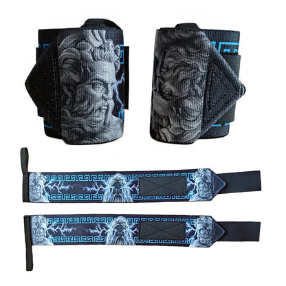 Professional Weightlifting Wrist Straps - Gym Support Equipment for Strength Training (1 Pair)