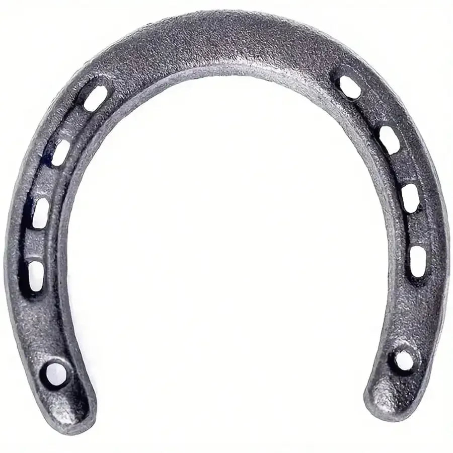 Cast Iron Horseshoes (Set of 4) - Hoof Care with Excellent Grip & Stability, Wear-Resistant for Long-Term Use