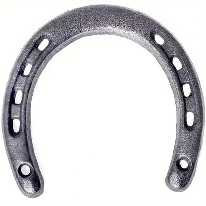 Cast Iron Horseshoes (Set of 4) - Hoof Care with Excellent Grip & Stability, Wear-Resistant for Long-Term Use