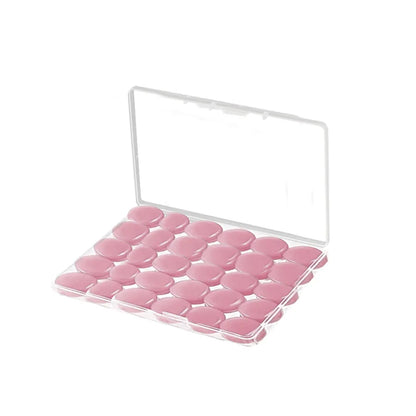 Flexible Silicone Earplugs Set - 30 Pack Reusable Noise Reduction Ear Plugs for Sleep, Swimming, Study & Travel
