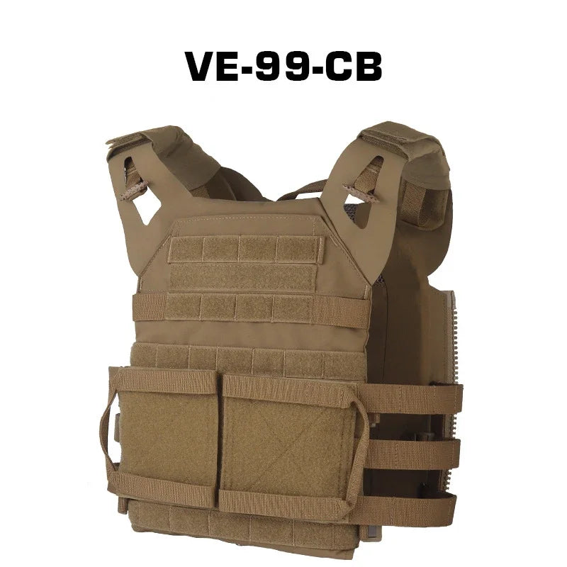 Tactical Sport Vest 2.0 - Breathable Adjustable Quick Release Nylon Carrier for Airsoft, Paintball & Outdoor Training