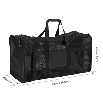 100L Mesh Duffle Gear Bag - Large Capacity for Scuba Diving, Snorkeling & Water Sports