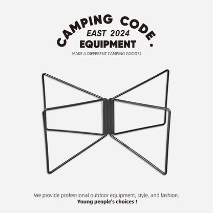 Aluminum Alloy Camping Cooler Stand - Folding Ice Box Holder for Outdoor Adventures (1-2 Pack)
